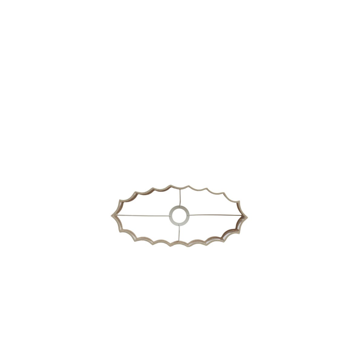 Abat-Jour Textiles DISLI crème, LIGHT & LIVING
