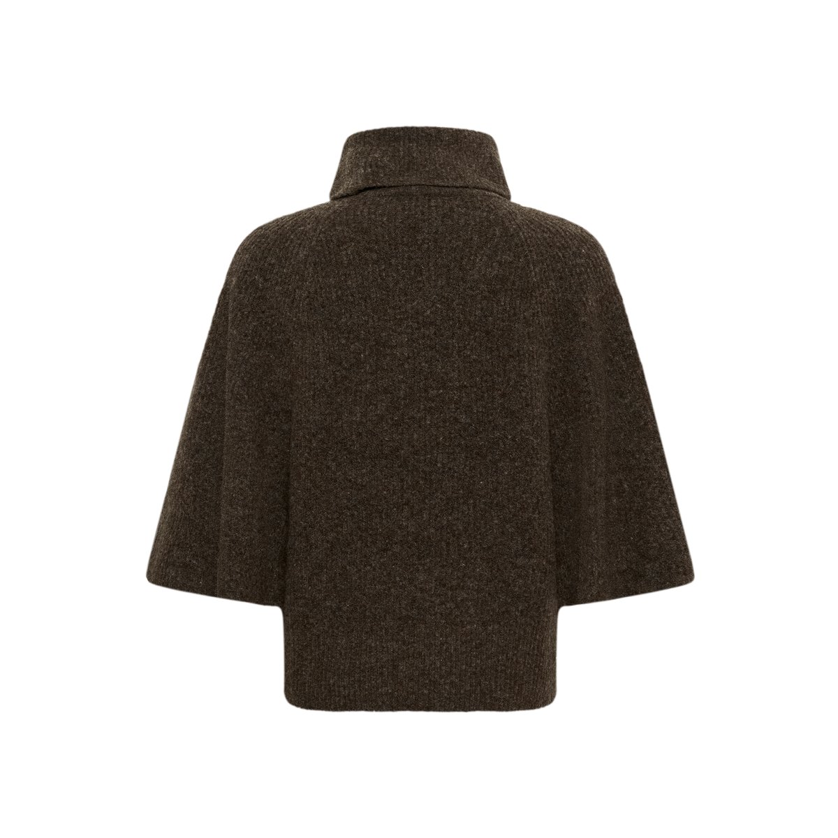 Pullover tricoté marron chocolate brown melange, SOAKED IN LUXURY