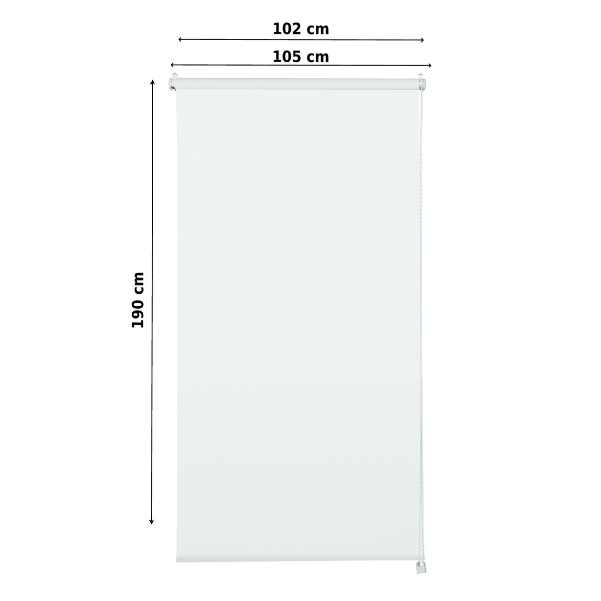 Store enrouleur screen, NO SERIE blanc, INSPIRE