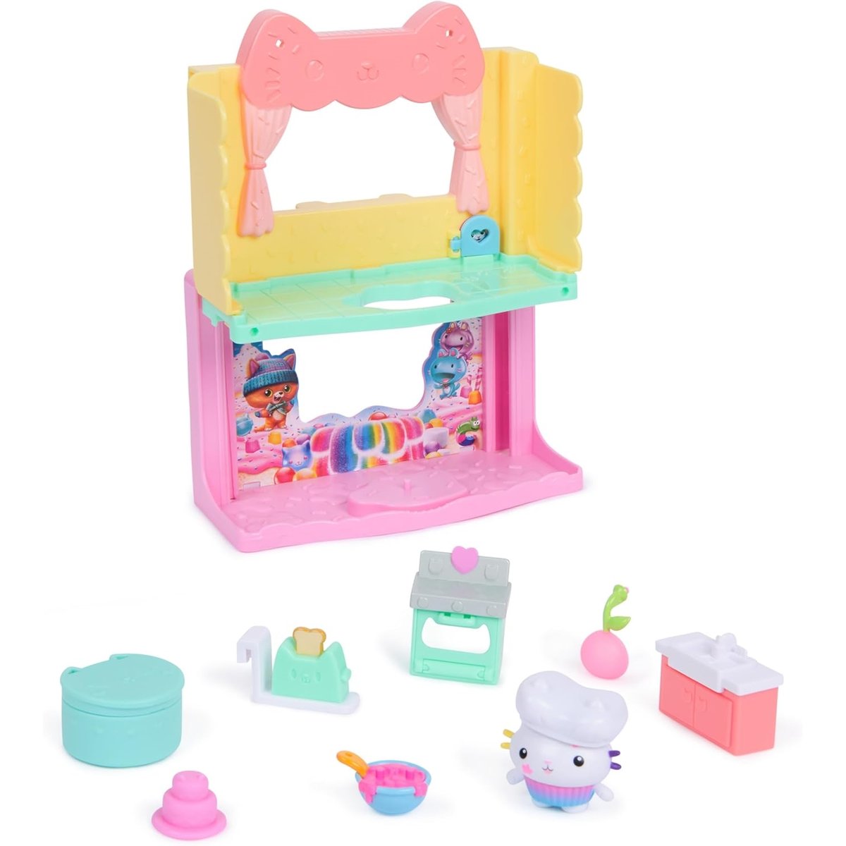 Gabby's Dollhouse Movie – Salle portail - Cuisine multicolore, SPIN MASTER