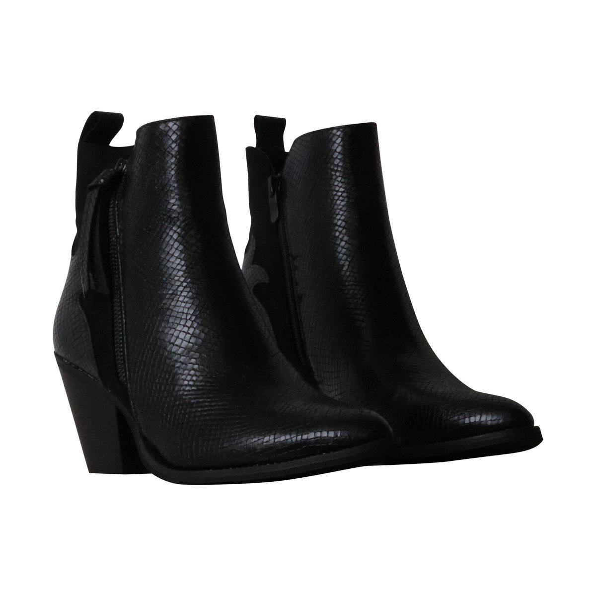 Bottines à Zip noir, ENZA NUCCI
