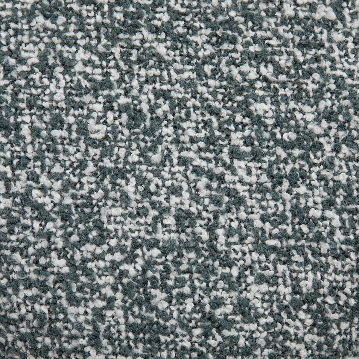 Pouf en tissu bouclette chiné, CLEOPHEE bleu céladon, AM.PM