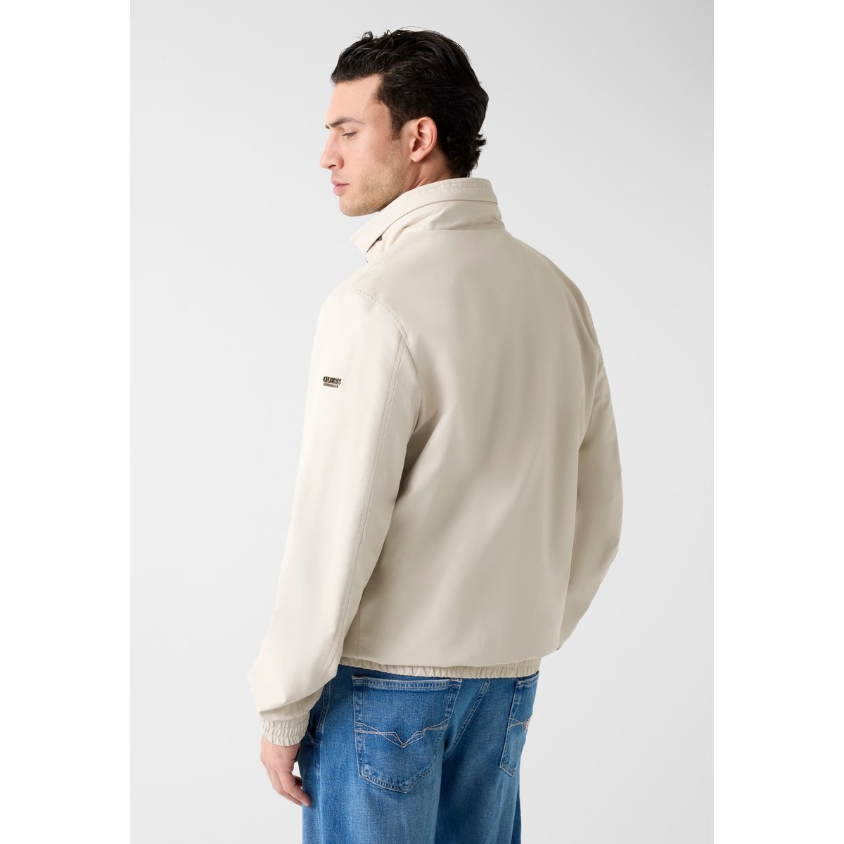 Veste En Simili Cuir beige, GUESS