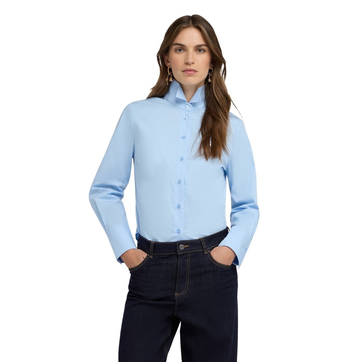 Chemise avec col pointu light - blue, MOTIVI