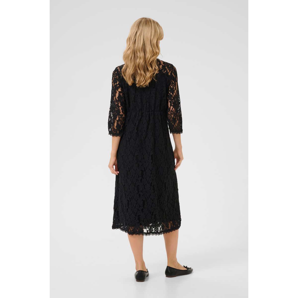 Jersey dress noir pitch black, CREAM