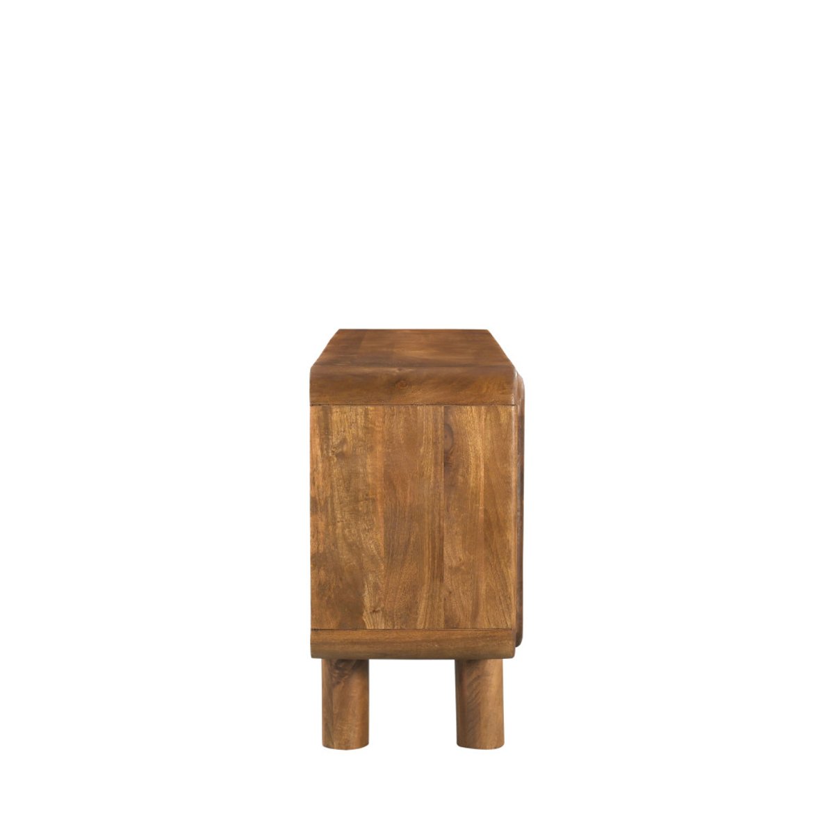 Buffet 4 portes en bois massif L160cm- SIRA bois foncé, DRAWER