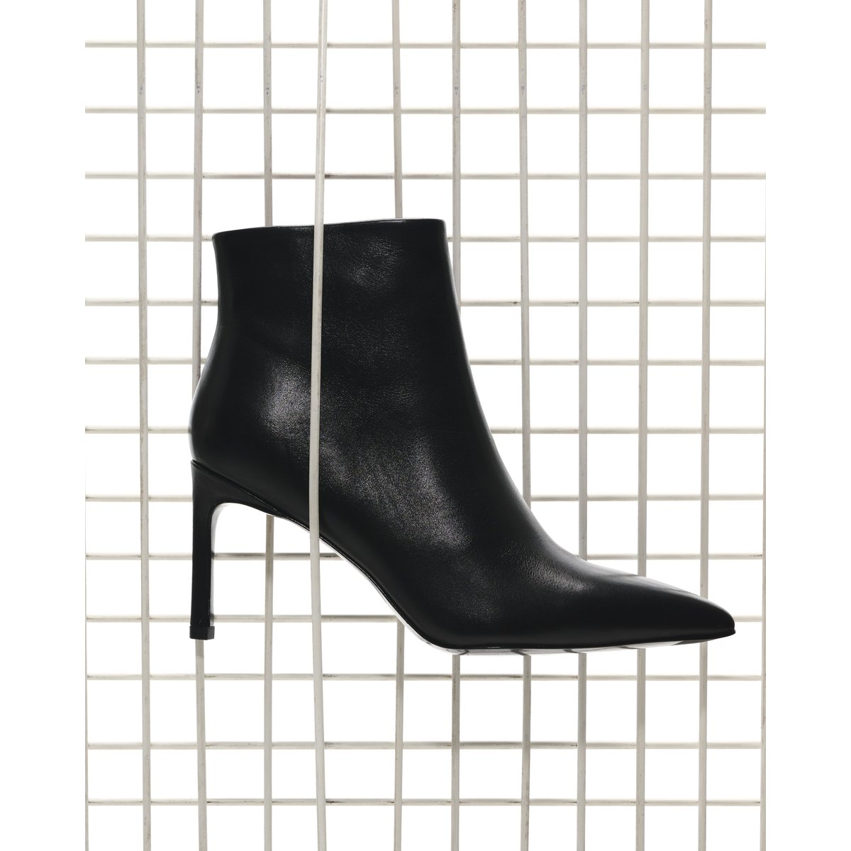 Bottines à bout pointu NOURA noir, MI MAI
