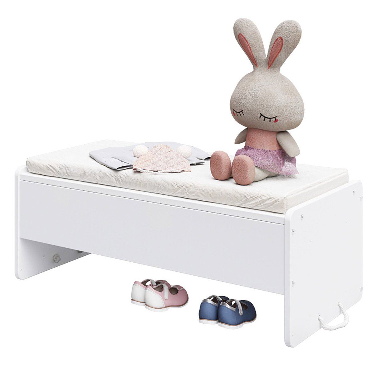 Berceau Lit Cododo 5 en 1 - ORNELLA - Matelas inclus - Blanc blanc, PREMIERS MOMENTS