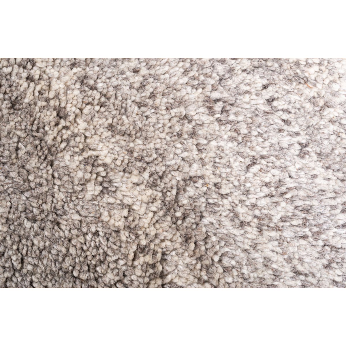 Tapis en laine vierge noué à la main gris, THEKO