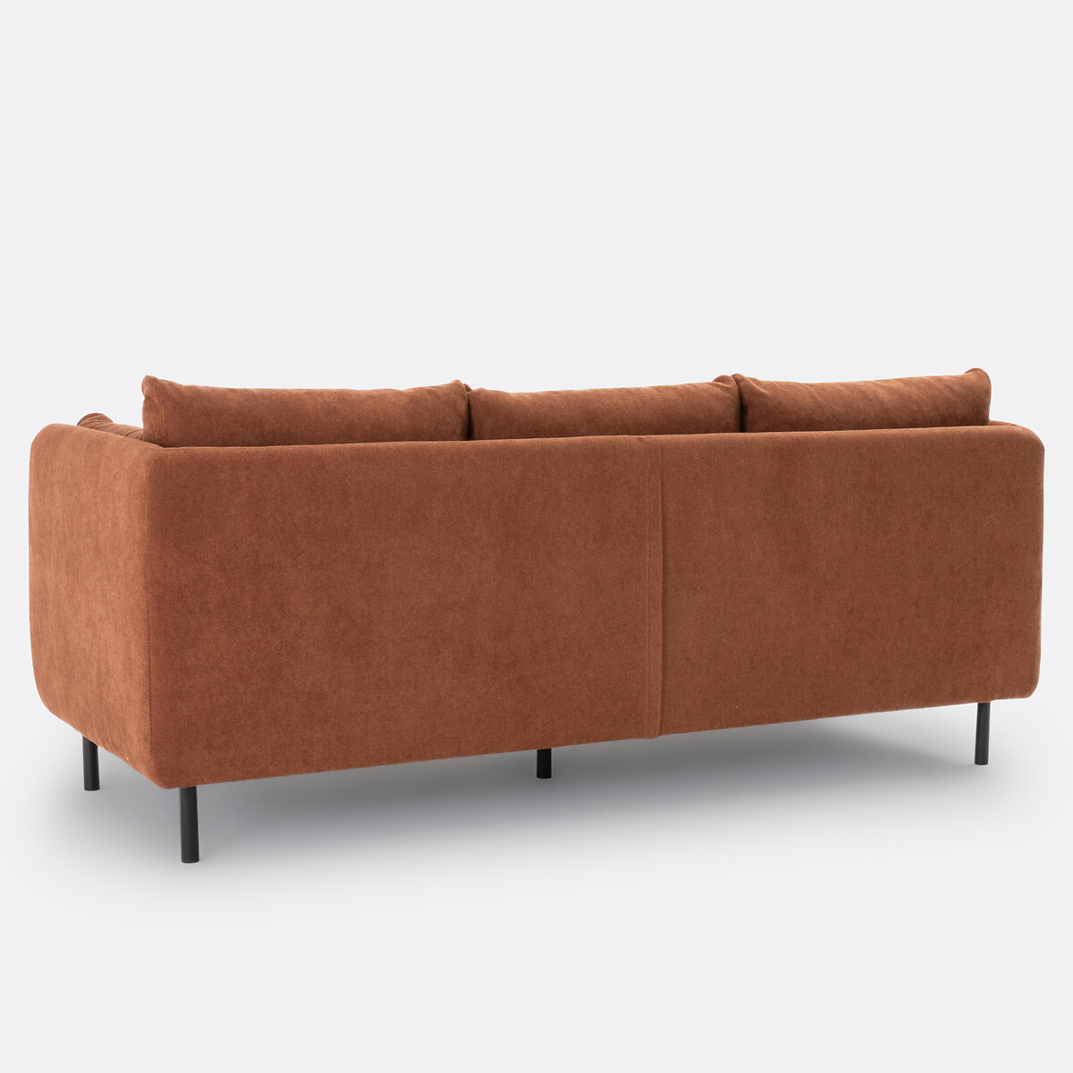 Canapé droit, 3 ou 4 places, en tissu texturé, VICTOR ecureuil, LA REDOUTE INTERIEURS
