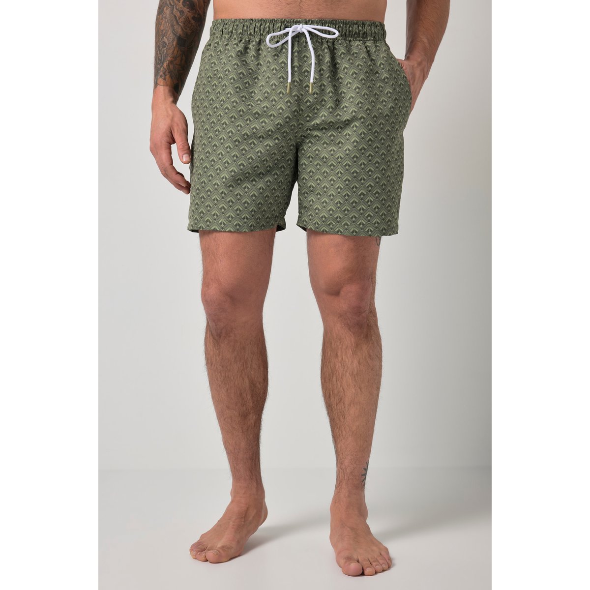 Short de bain, collection Beachwear vert olive, JP1880