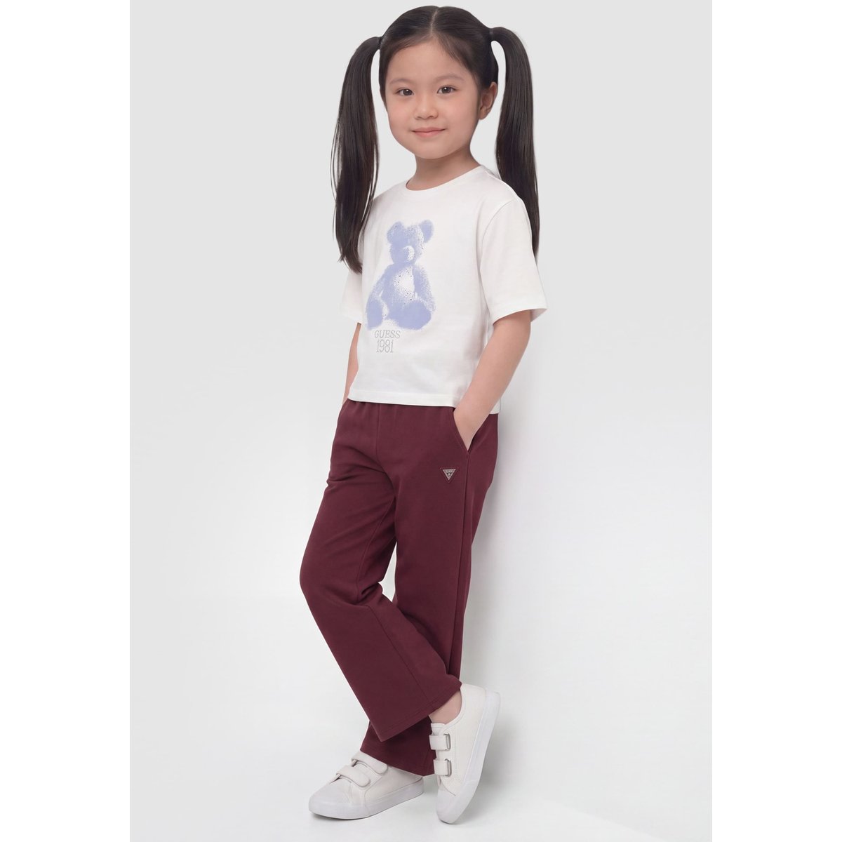 T-Shirt Imprimé blanc, GUESS KIDS