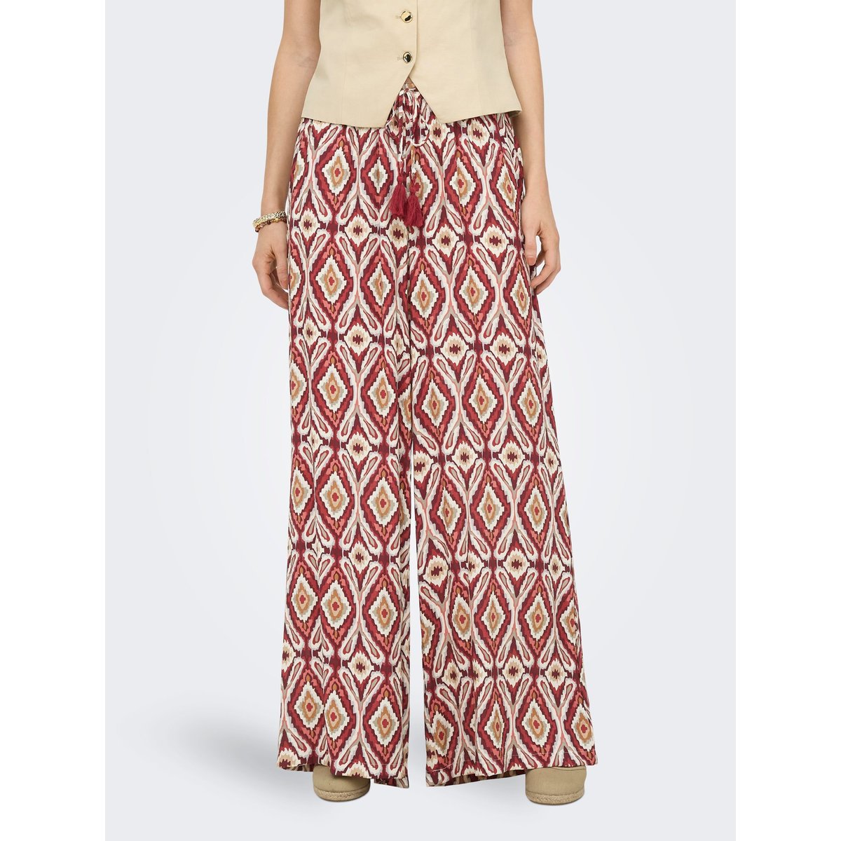 Pantalon brick red, ONLY