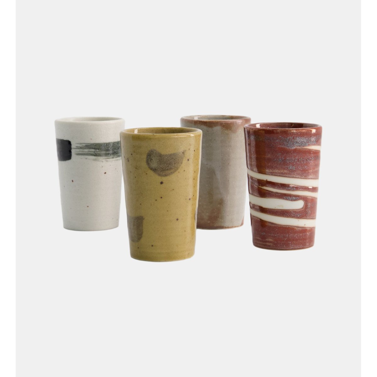 Coffret 4 gobelets hauts multicolore, TOKYO DESIGN STUDIO