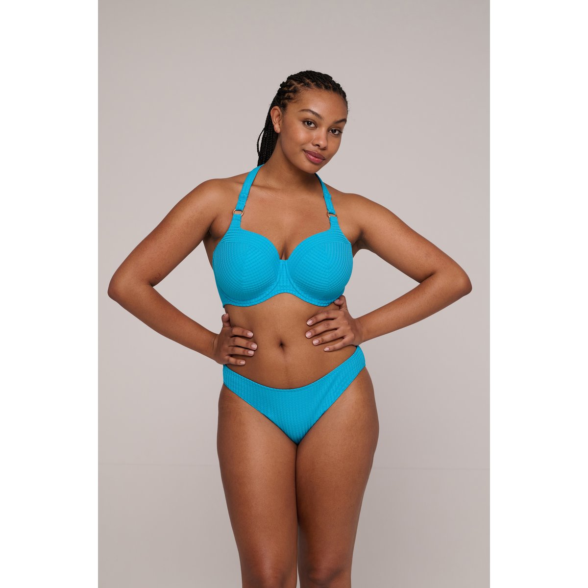 Bikini Slip brésilien KOCHI bleu - sea breeze, PRIMADONNA