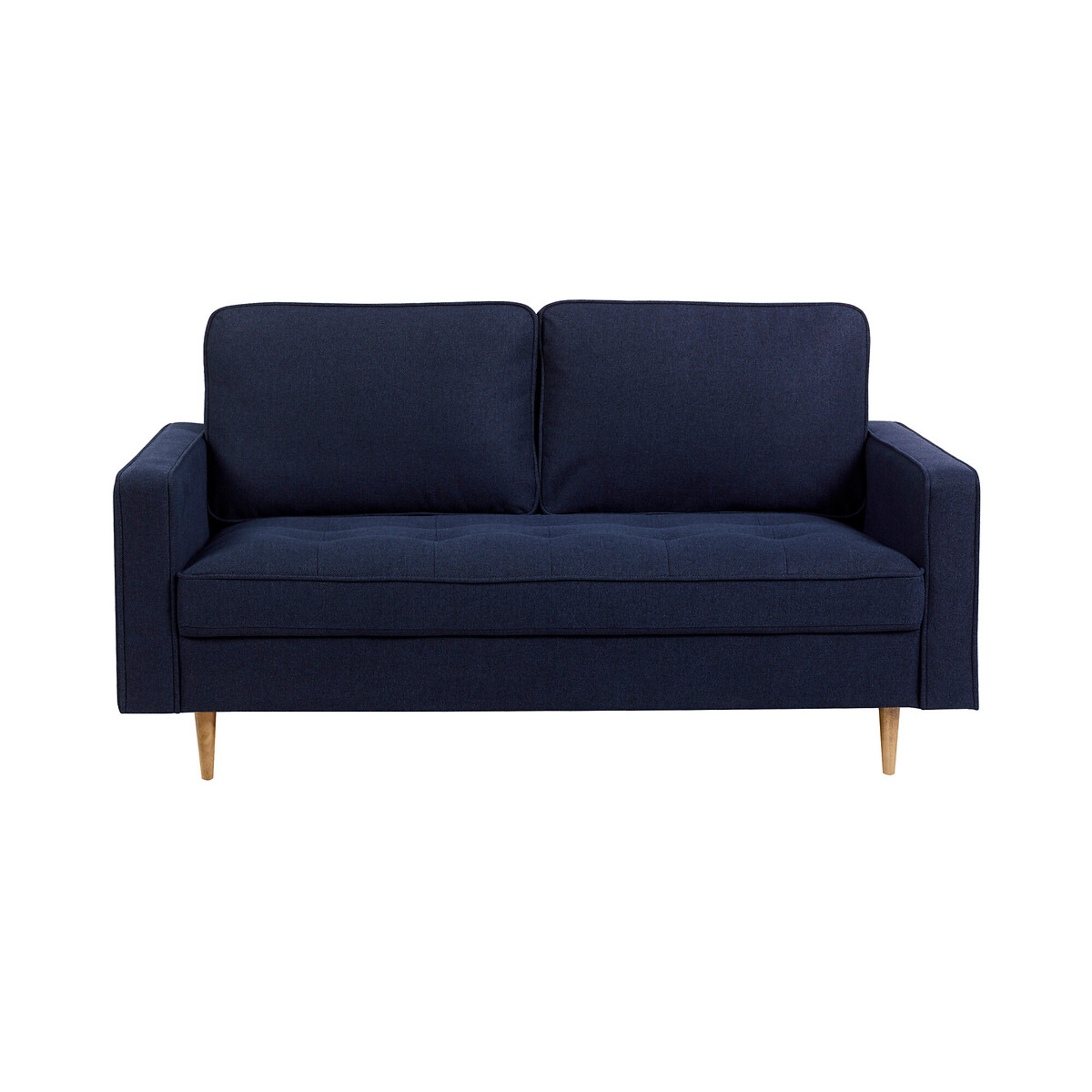 Henny Chenille Upholstered 3-Seater Sofa deep blue, SO'HOME