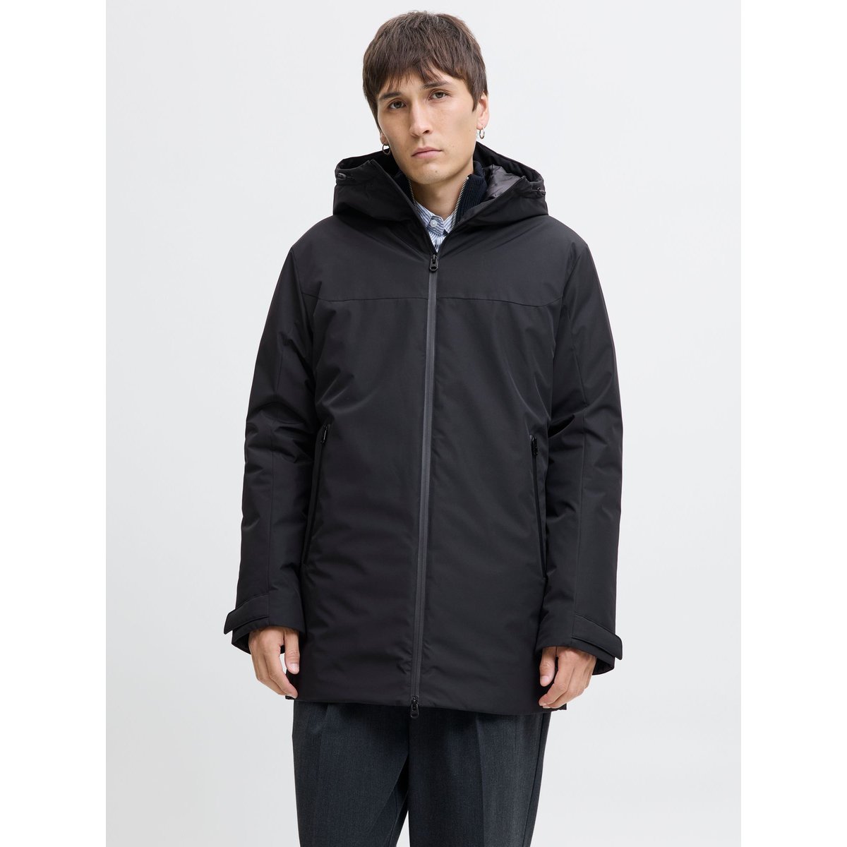 Parka noire - black, JACK & JONES