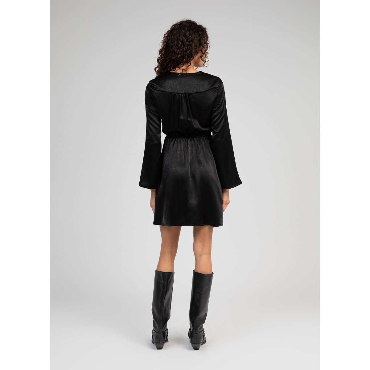 Robe Courte MARIBELA noir, AN'GE
