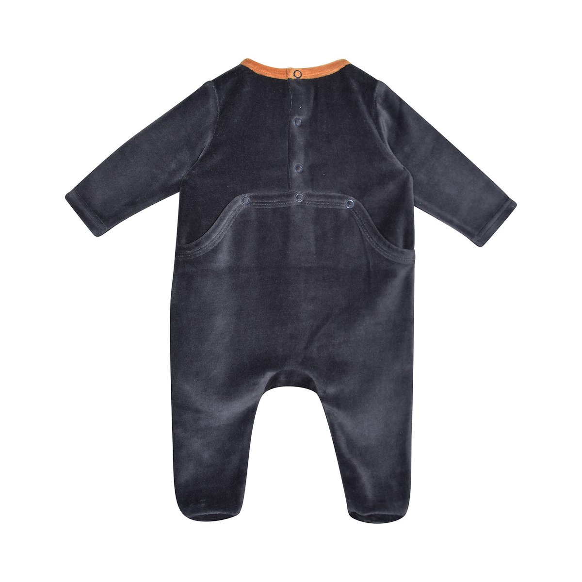 Dors bien schneider velours rase pont dos gris, SUCRE D'ORGE