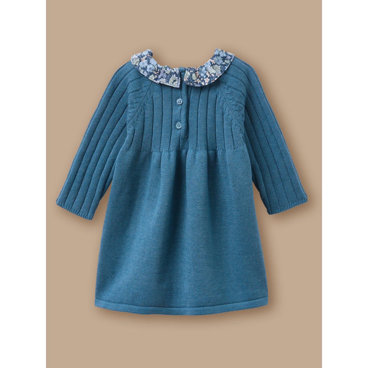 Robe tricot col Liberty liberty berry harvest, CYRILLUS
