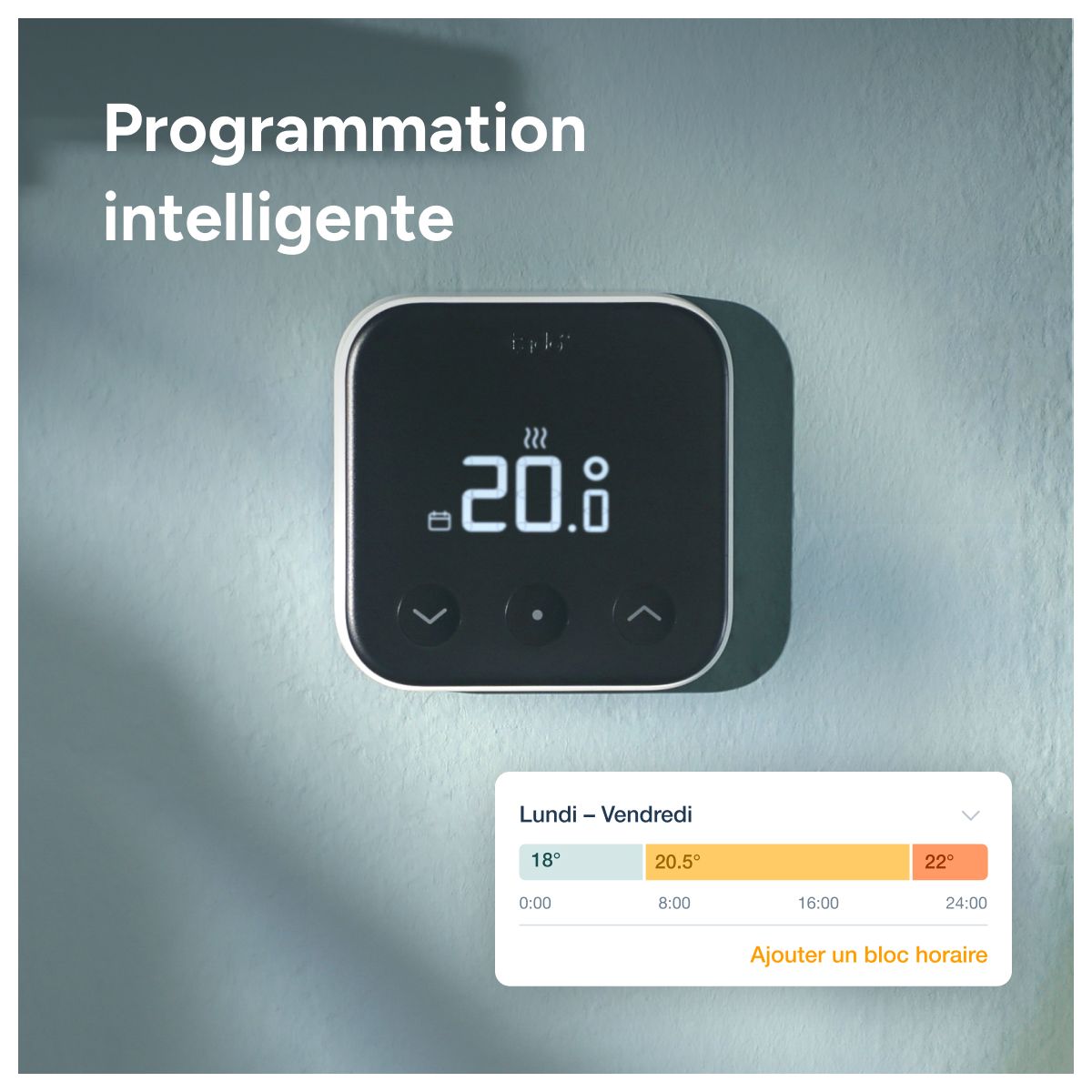 Thermostat connecté Kit de démarrage X filaire couleur unique, TADO