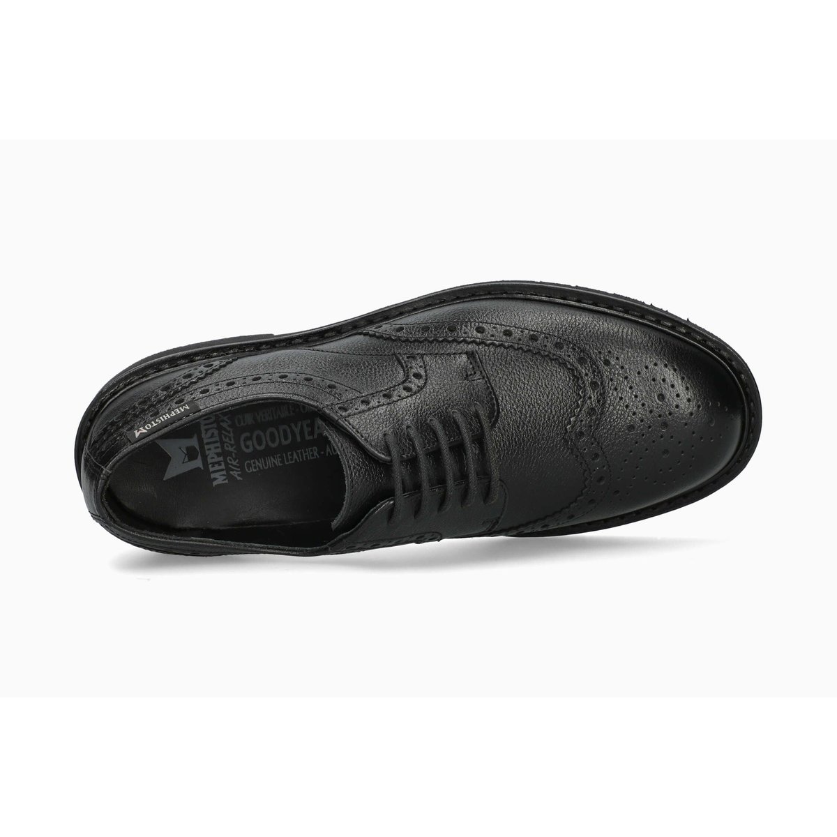 Derbies en cuir MAX noir 5143, MEPHISTO