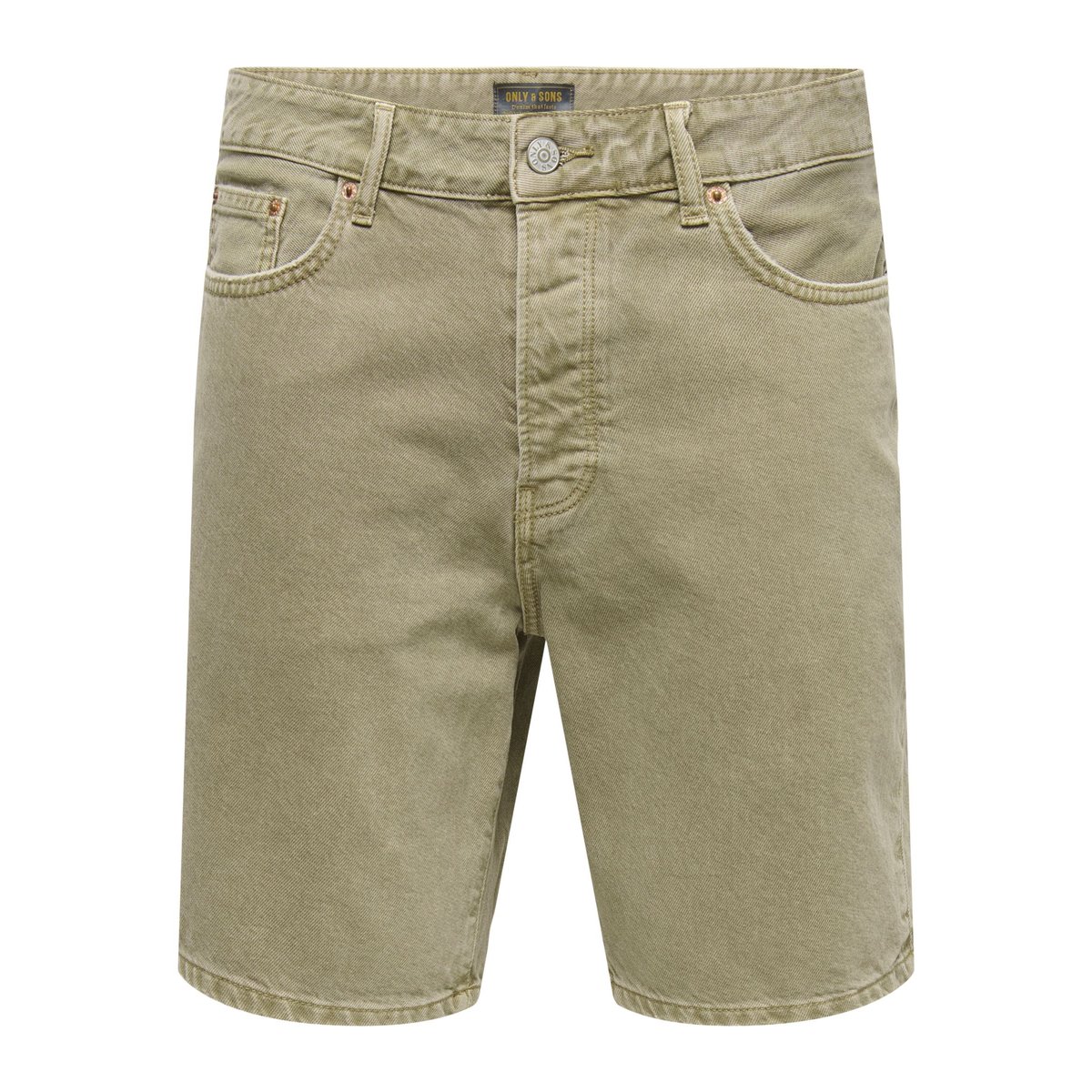 Short En Denim marron - cuban sand 1, ONLY & SONS