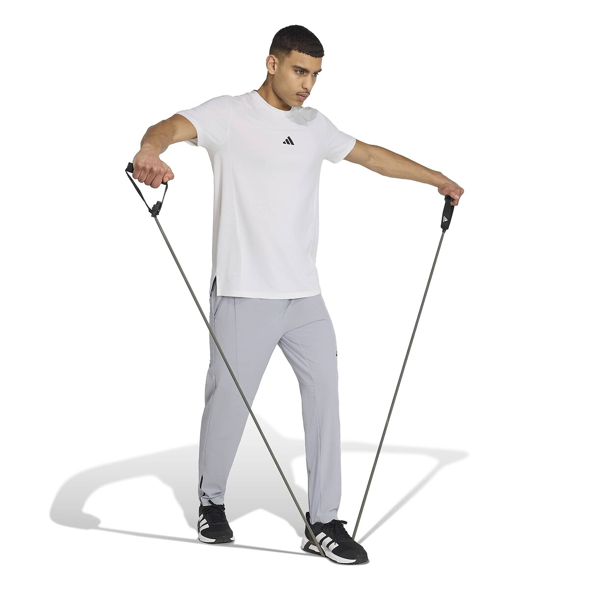 Short Sleeve Gym T-Shirt white, adidas Performance