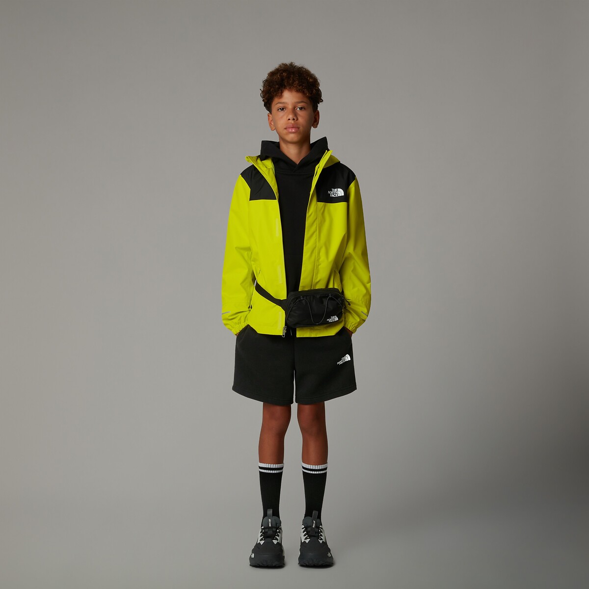 Short en molleton non gratté noir, THE NORTH FACE