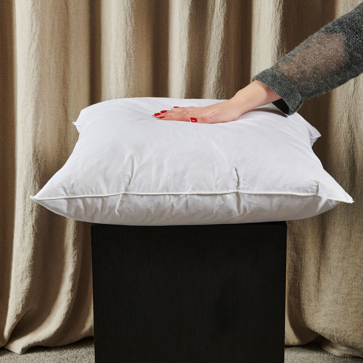 Oreiller 10% Duvet Canard - Ferme blanc, TRADITION DES VOSGES