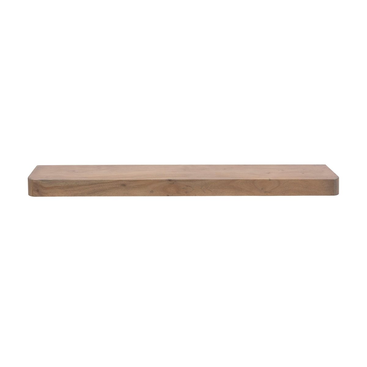 Etagère murale bois foncé plateau épais 150 cm NAKO marron, PIER IMPORT