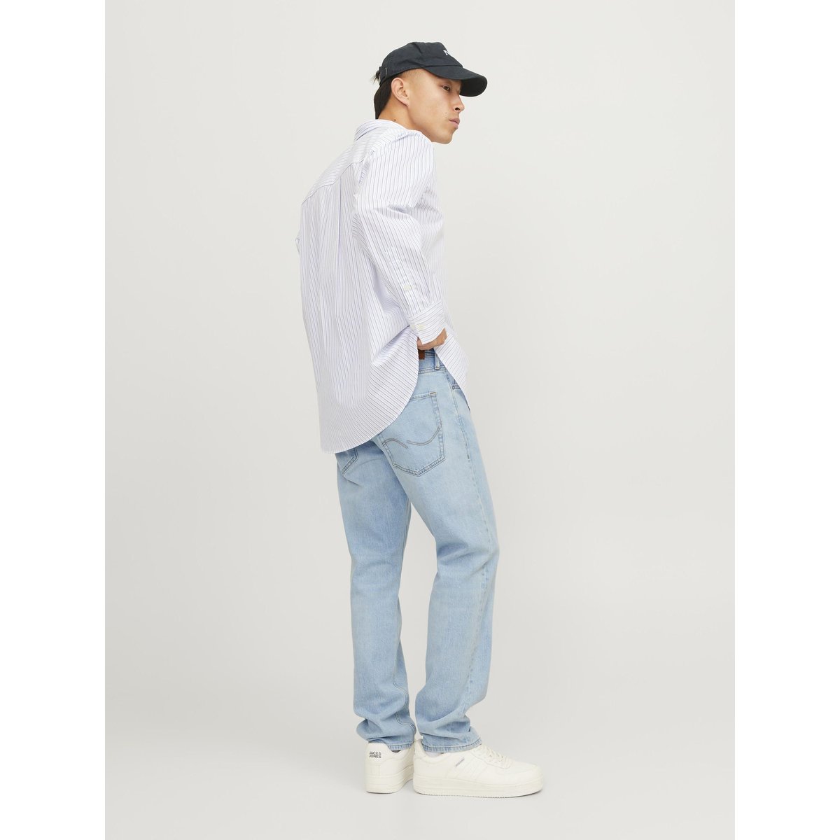 Jean Coupe Tapered blue denim, JACK & JONES