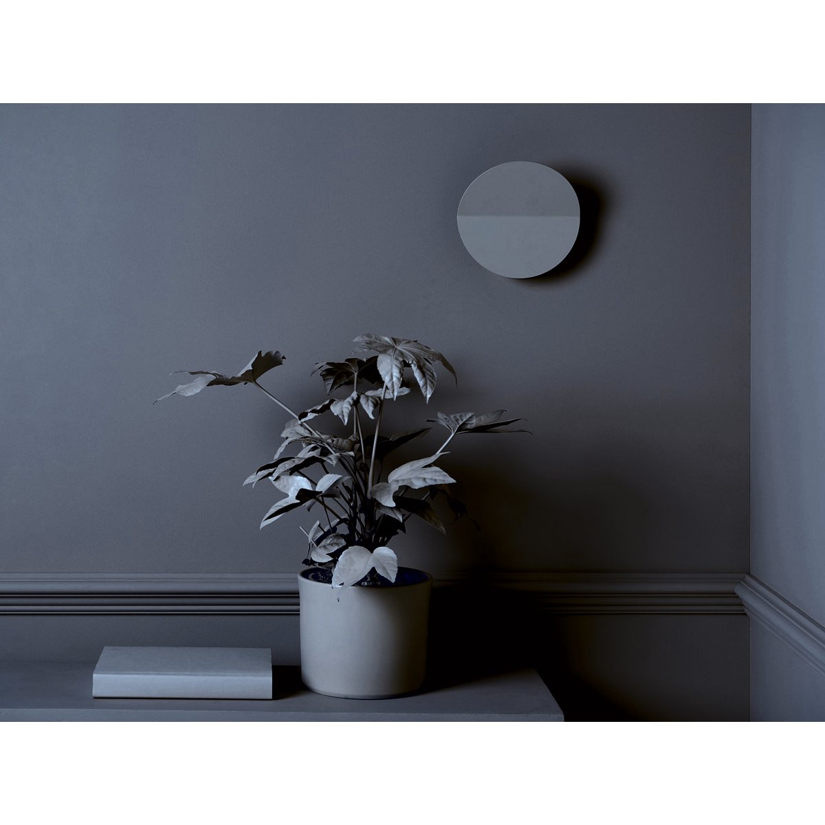 Applique murale lampe ronde gris charbon, HOUSEOF