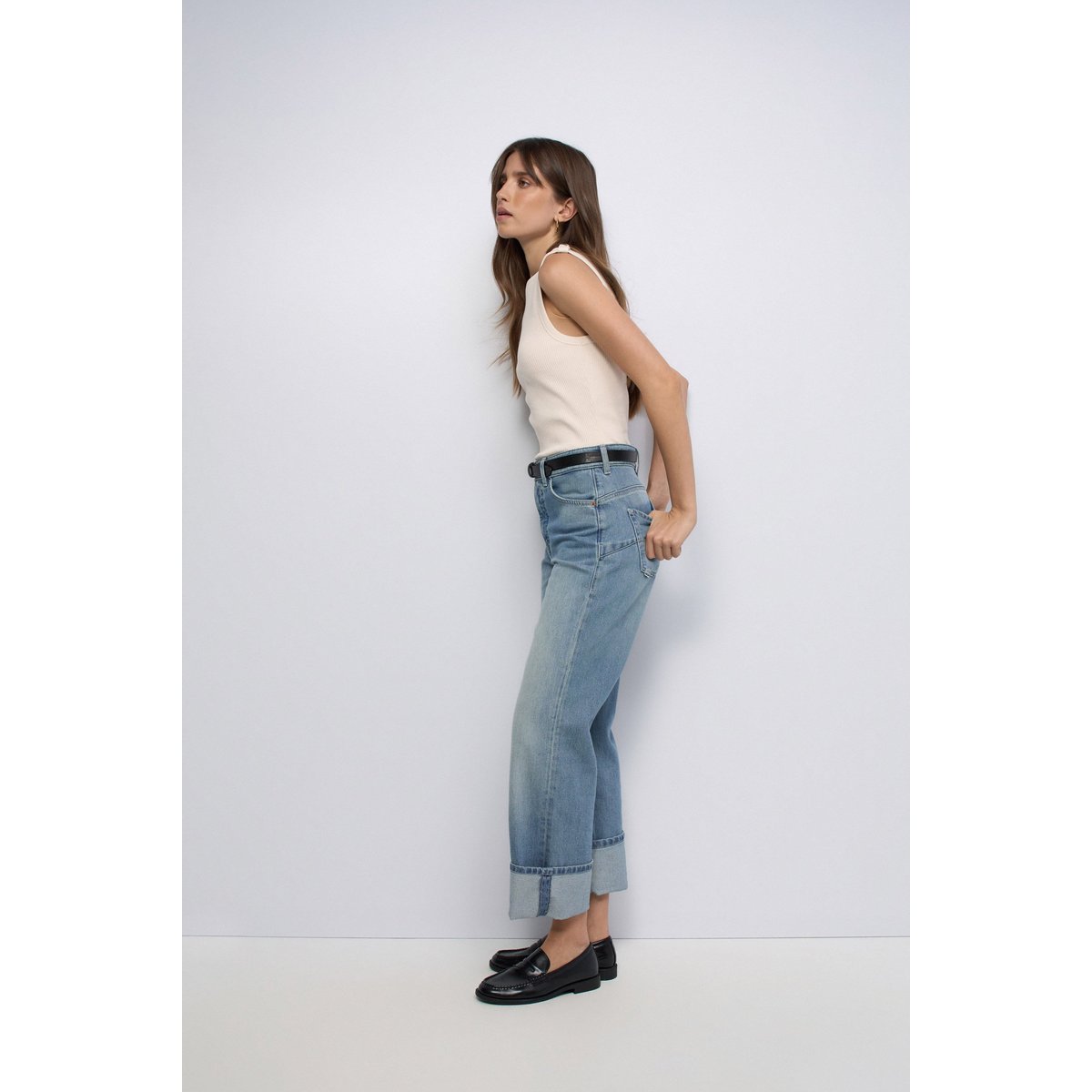 TOP EN MAILLE CÔTELÉE orange, SALSA JEANS