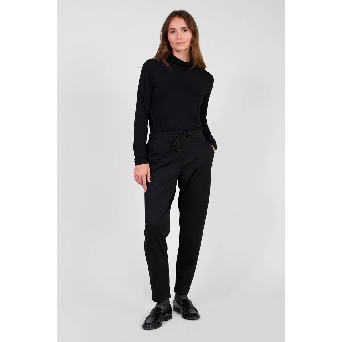 Pantalon droite ROSI black, LE TEMPS DES CERISES