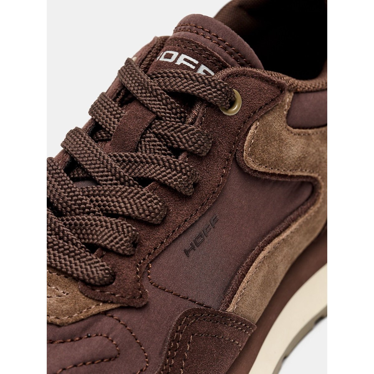 Zapatillas de material mixto CITY CHOCOLATE marrón, HOFF