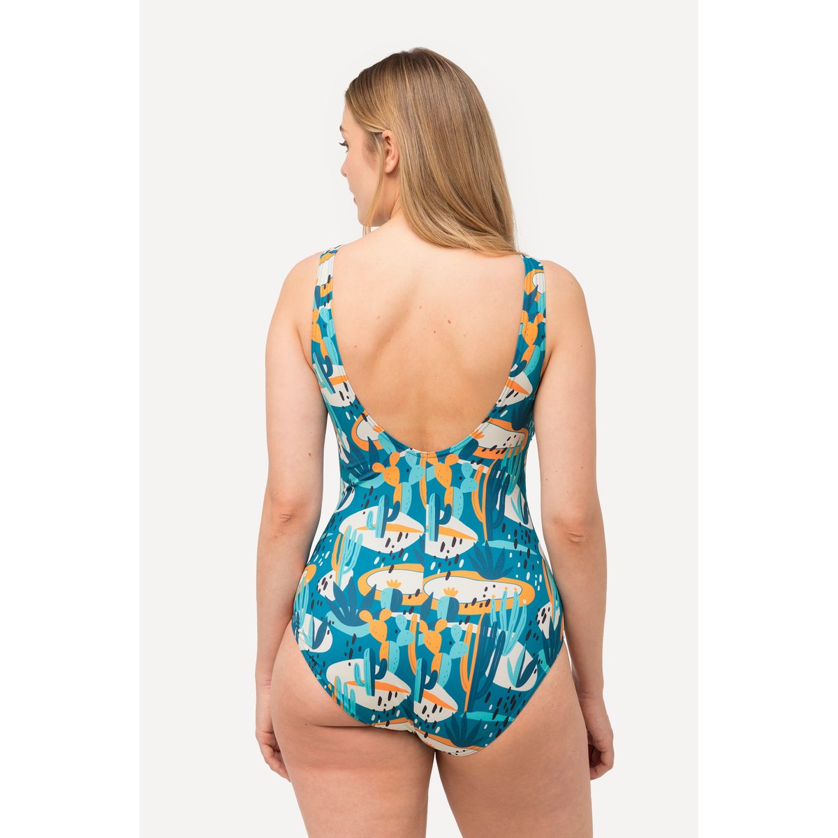 Maillot de bain, cactus bleu fumé, ULLA POPKEN