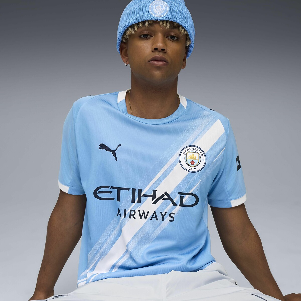 Maillot de foot Manchester City FC Home Jersey bleu ciel, PUMA