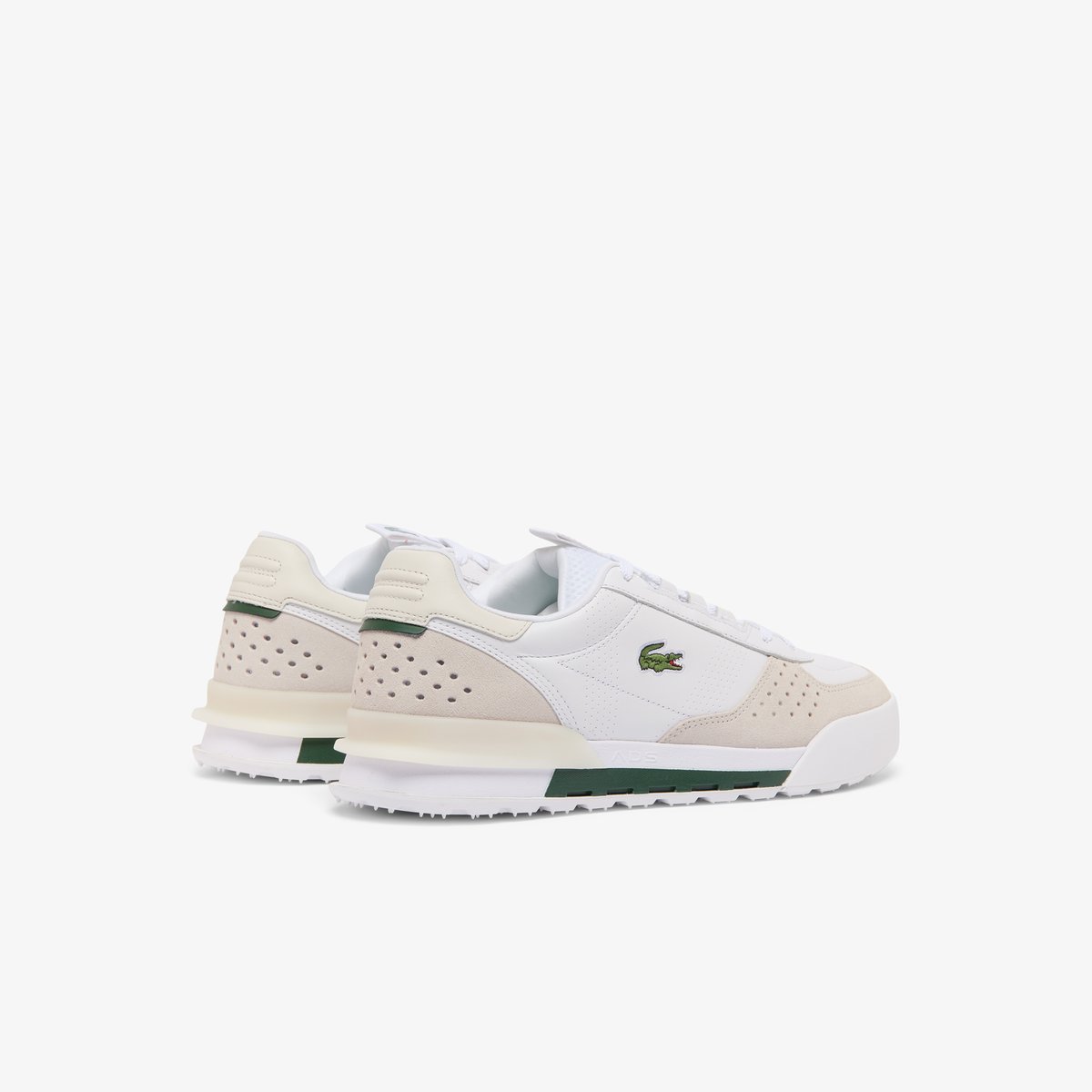 Sneakers Slam Break homme en cuir blanc-65t, LACOSTE