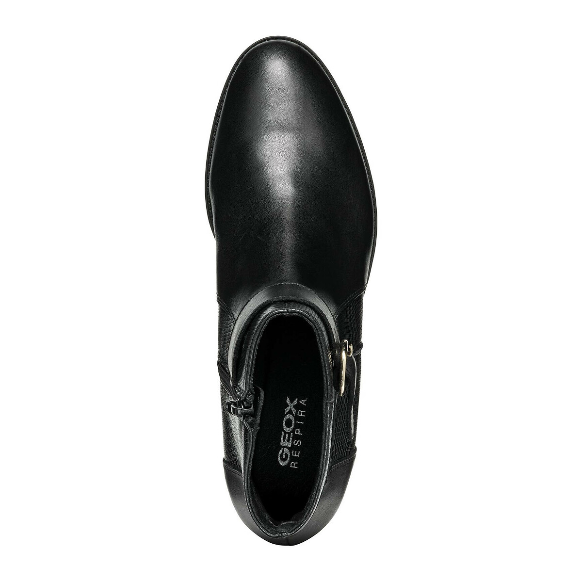 Felicity Ankle Boots in Breathable Leather black, GEOX