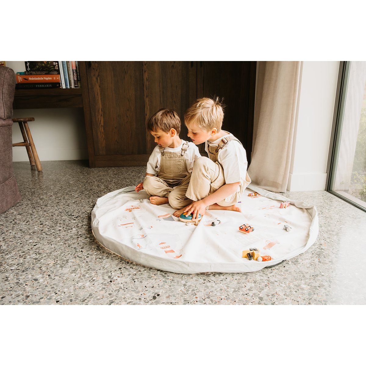play&go - tapis de jeu & sac à jouets - citymap multicolor, PLAY ET GO