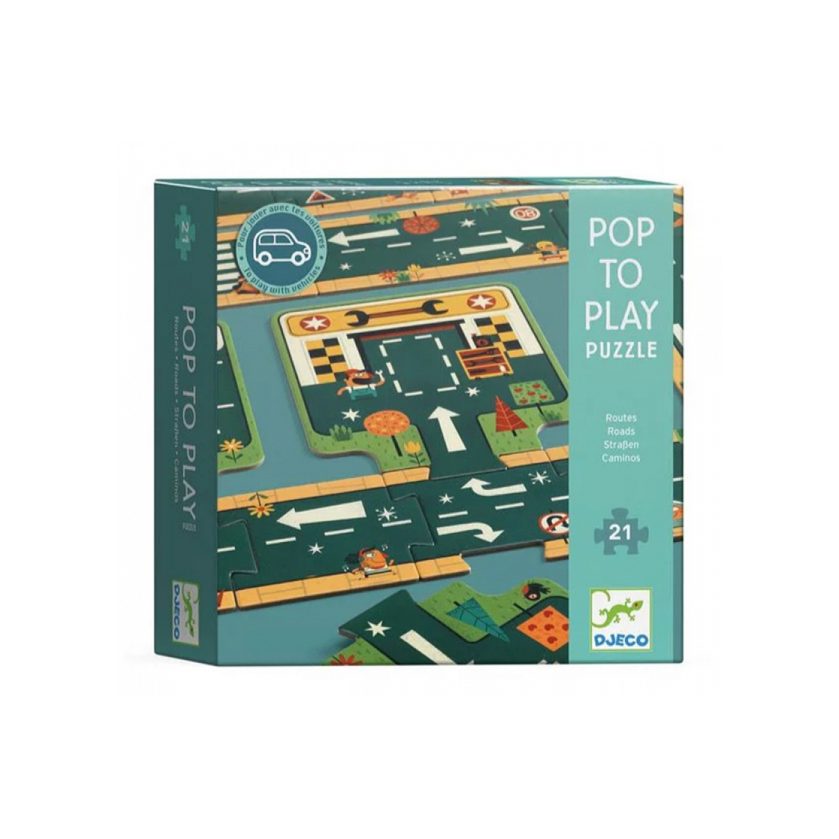 Pop to play - Routes multicolore, DJECO