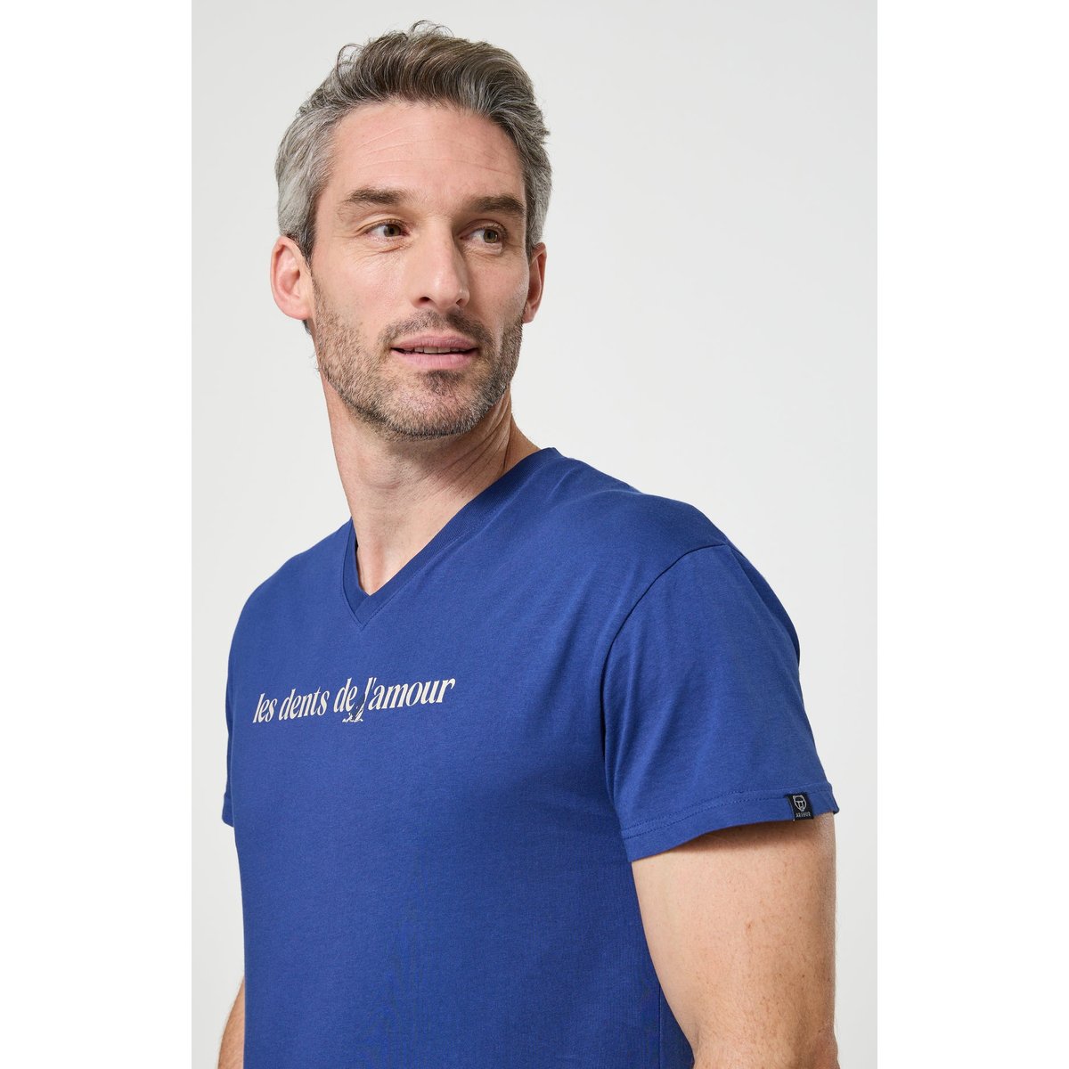Pyjashort en coton imprimé Les dents de l'amour rouge, ARTHUR