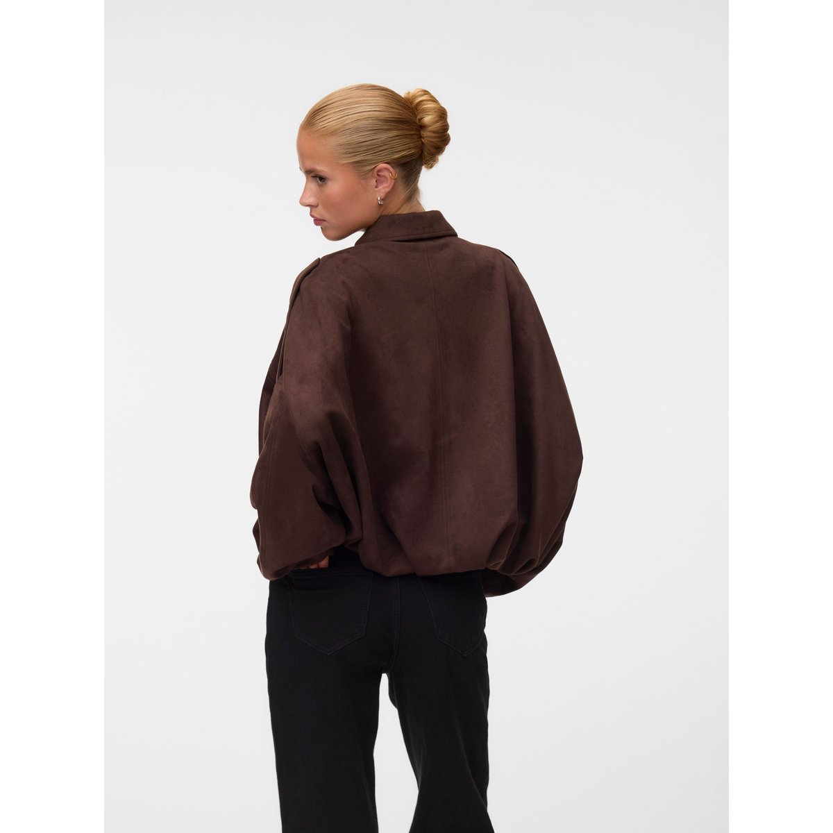 Veste Bomber VMHAZEL Bombers anti-froid marron - seal brown 1, VERO MODA
