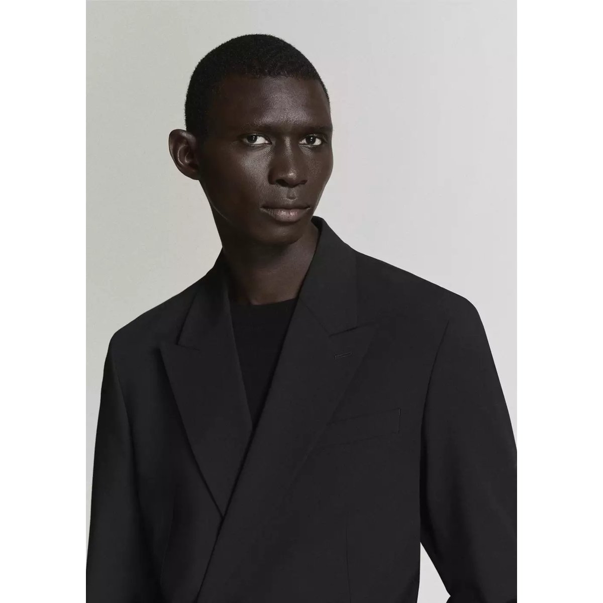 Veste de costume Boston coupe regular croisée noir, MANGO MAN