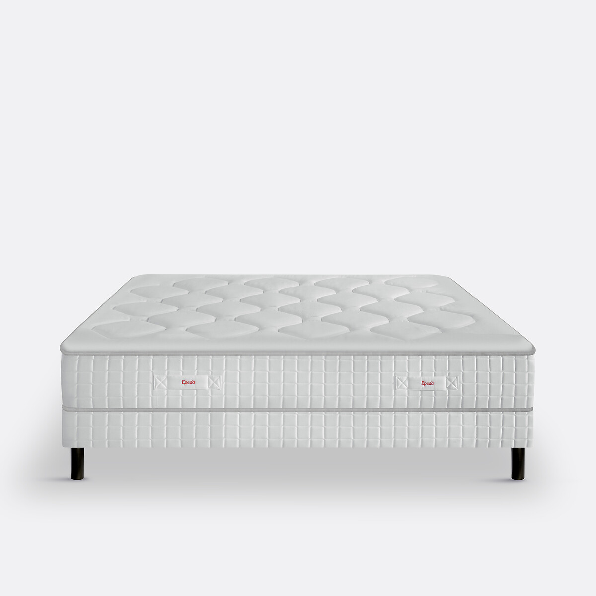 Matelas ressorts ensachés 3 zones Le délicatesse ecru, EPEDA