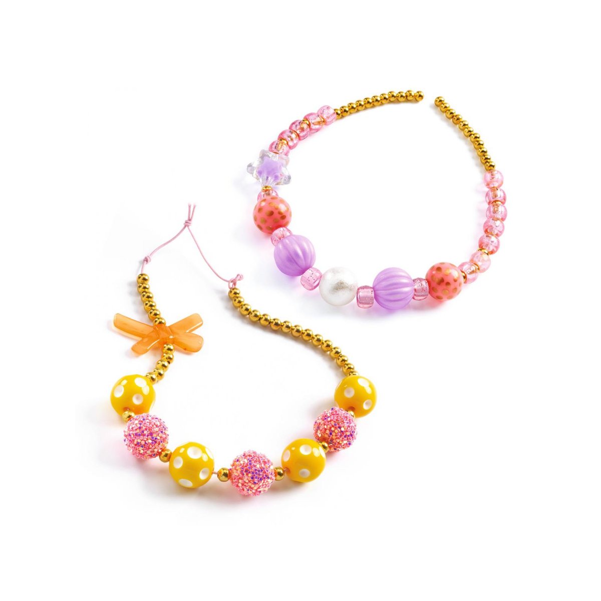 Foison de perles - Perles bulles, or v002226, DJECO