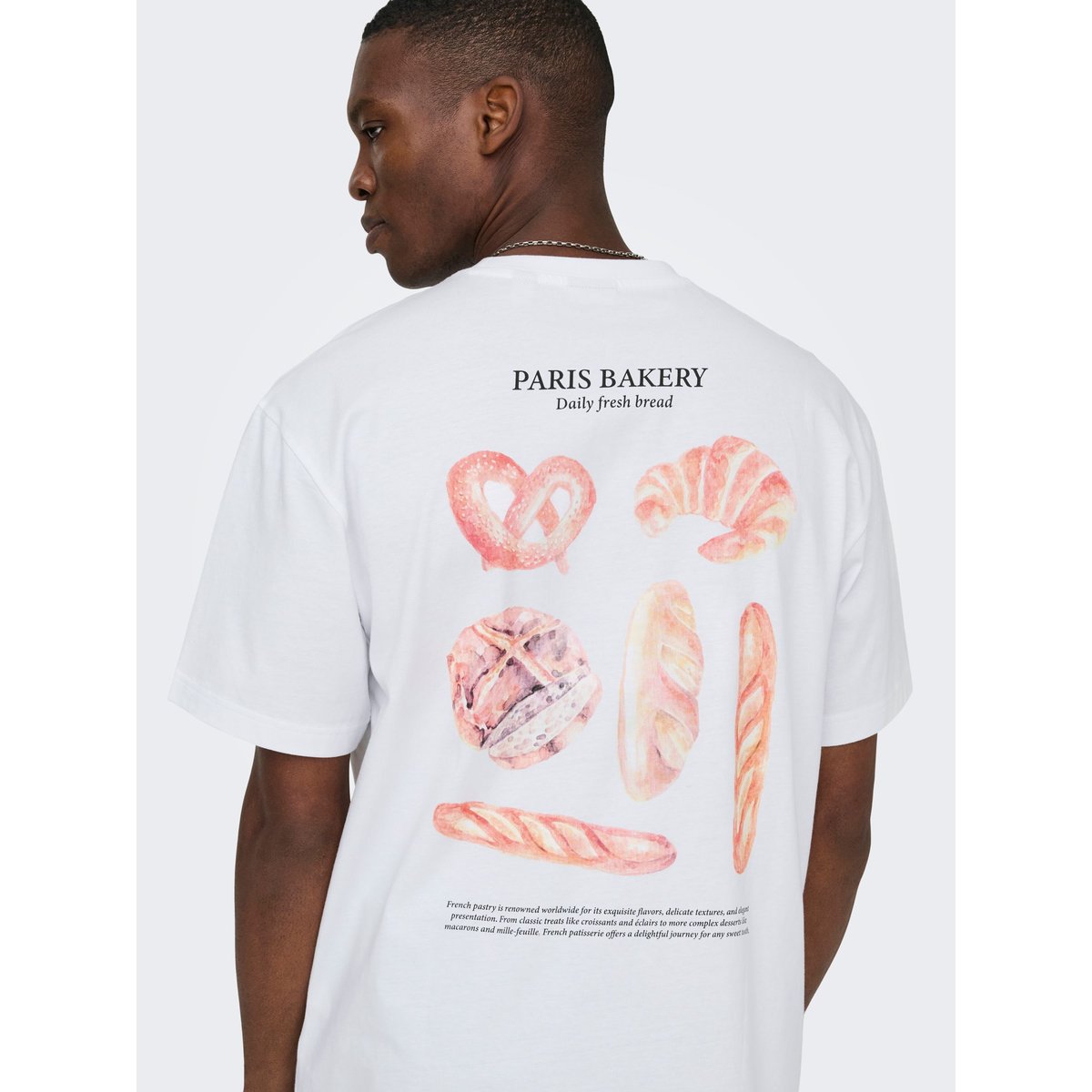 T-Shirt bright white 1, ONLY & SONS
