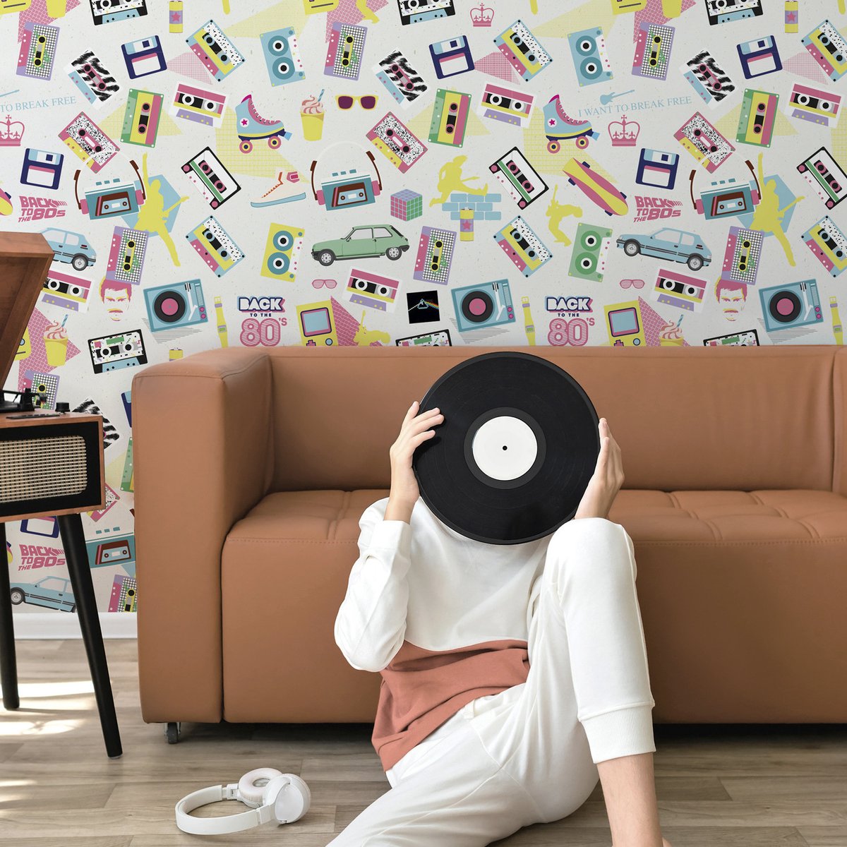 Papier peint panoramique 1987 multicolore, LE PAPIERS DE NINON