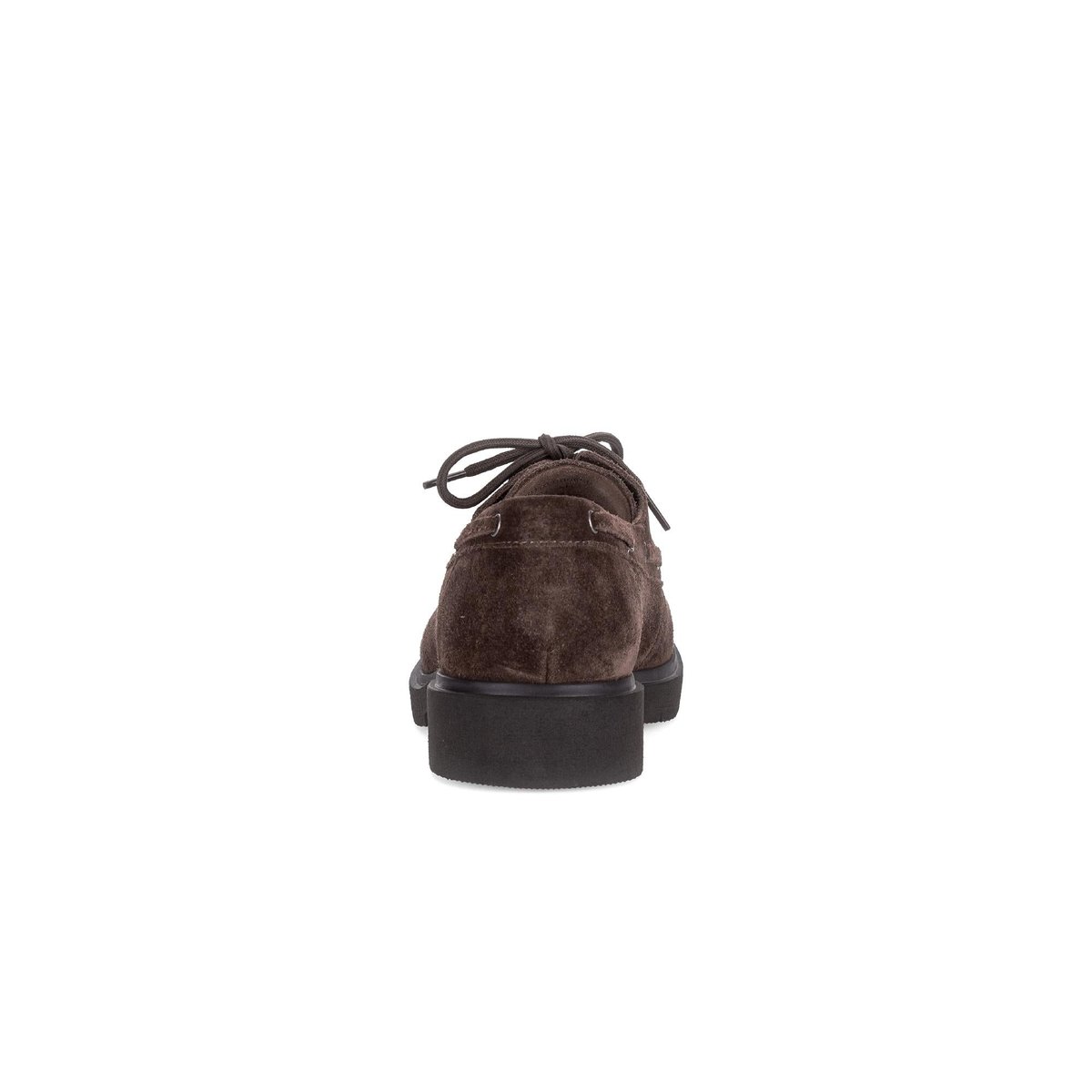 Mocassins en cuir à talon décroché marron velours, GABOR